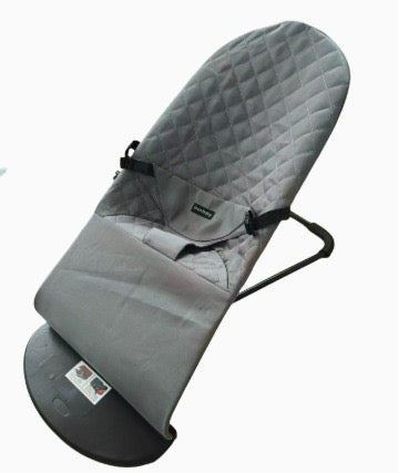 Elvoria™ Foldable Baby Rocker with 3-Level Height Adjustment