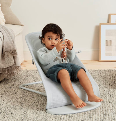 Elvoria™ Foldable Baby Rocker with 3-Level Height Adjustment