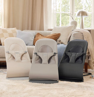 Elvoria™ Foldable Baby Rocker with 3-Level Height Adjustment
