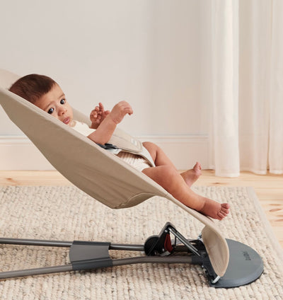 Elvoria™ Foldable Baby Rocker with 3-Level Height Adjustment
