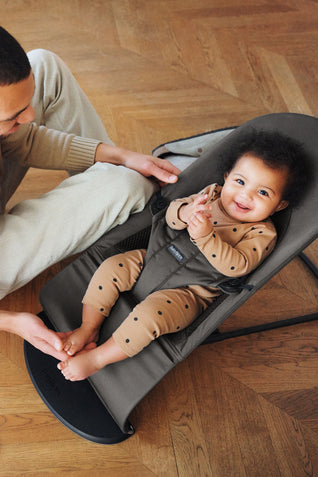 Elvoria™ Foldable Baby Rocker with 3-Level Height Adjustment