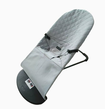 Elvoria™ Foldable Baby Rocker with 3-Level Height Adjustment